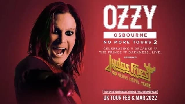 OZZY OSBOURNE Announces 2022 Tour Dates With JUDAS PRIEST