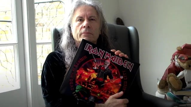 Watch Video Of IRON MAIDEN’s BRUCE DICKINSON Unboxing The ‘Nights Of The Dead’ Live Album