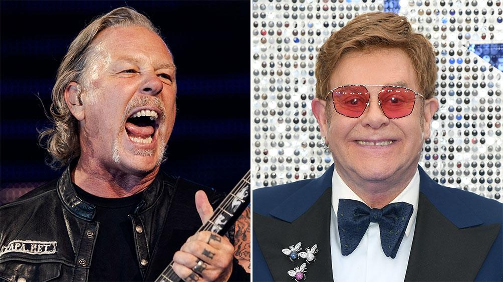 Apparently ELTON JOHN Recently Recorded ‘Something’ With METALLICA