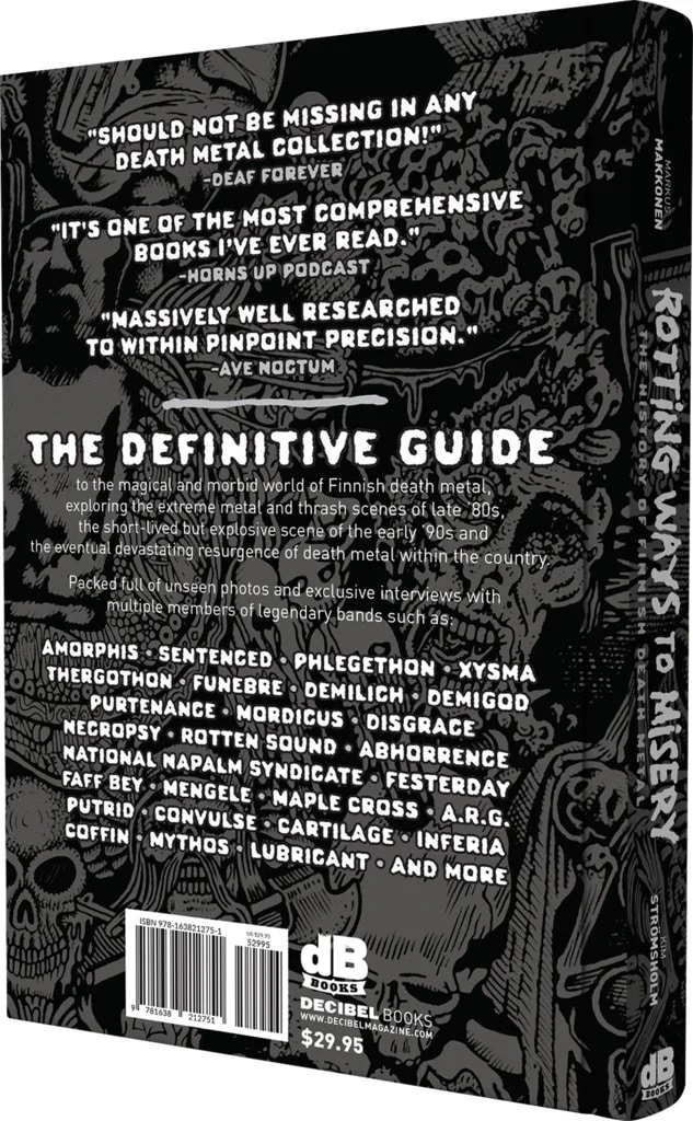 finnish death metal book, An American Edition Of ‘The History Of Finnish Death Metal’ Book To Arrive In April