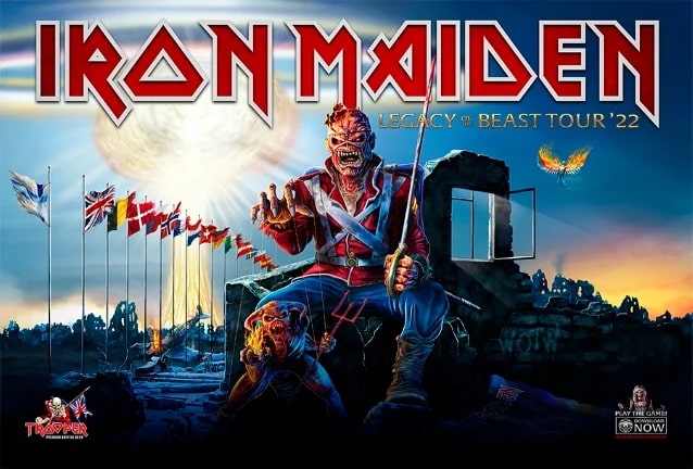 iron maiden tour dates 2021, IRON MAIDEN Postpone European ‘Legacy Of The Beast’ Tour Until 2022