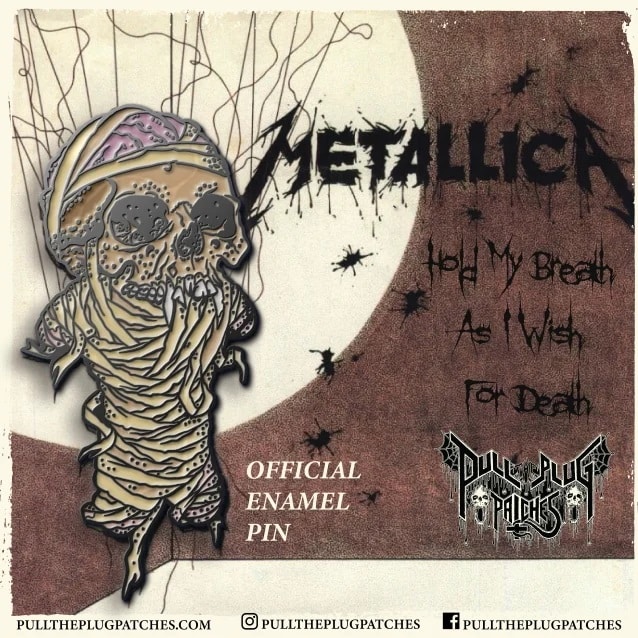 metallica merchandise, Check Out These Killer New METALLICA Patches, Backpatches And Enamel Pins