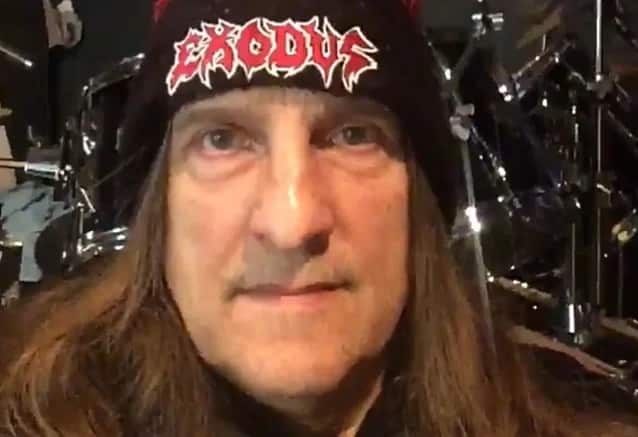 EXODUS Drummer TOM HUNTING’s GoFundMe Page Raises $80,000 In Less Than A Week
