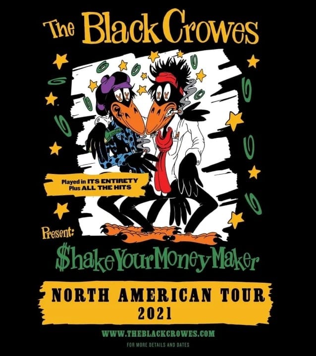 the black crowes tour dates 2021, THE BLACK CROWES Hitting The Road For 2021 North American Tour
