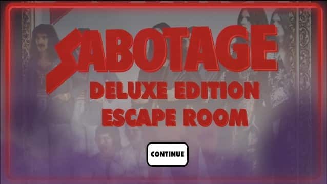 black sabbath sabotage escape room, BLACK SABBATH Launches ‘Sabotage’-Themed Online Escape Room