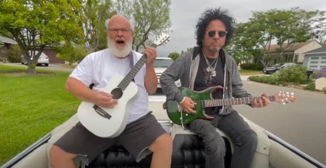 TENACIOUS D’s KYLE GASS And JACK BLACK Join STEVE LUKATHER And AMY LEE For ‘Vaccinated’ Video