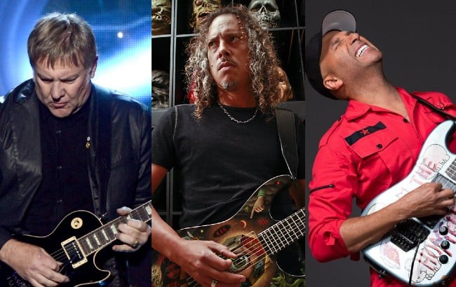METALLICA’s KIRK HAMMETT, RUSH’s ALEX LIFESON And ‘RATM”s TOM MORELLO Are Collaborating Together