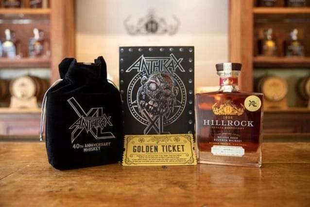 anthrax whiskey, ANTHRAX Announce ‘Anthrax XL’ 40th-Anniversary Whiskey