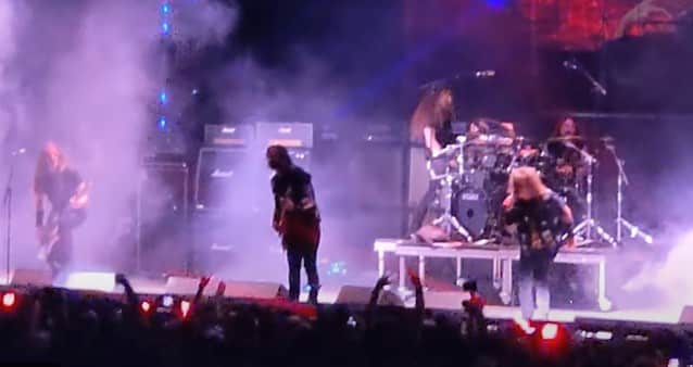 VIDEO: EXODUS Perform With Drummer JOHN TEMPESTA, Guitarist RICK HUNOLT At PSYCHO LAS VEGAS