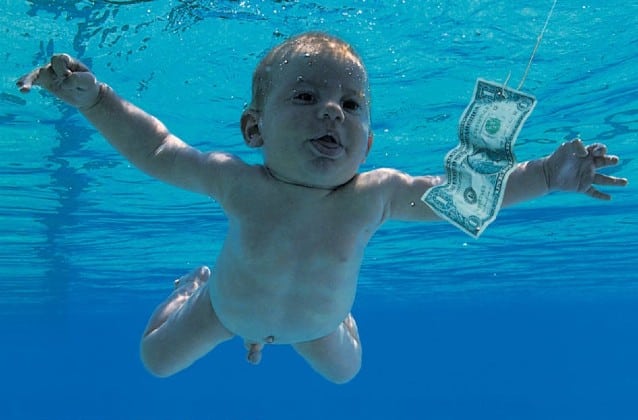 nirvana nevermind baby album cover, The Baby On NIRVANA’s ‘Nevermind’ Album Cover Suing The Band For ‘Child Pornography’