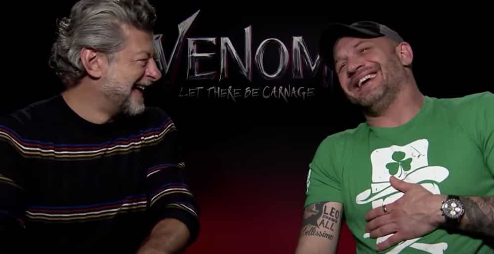 VENOM: LET THERE BE CARNAGE Actors TOM HARDY And ANDY SERKIS Play “Symbiote or Death Metal Band?”