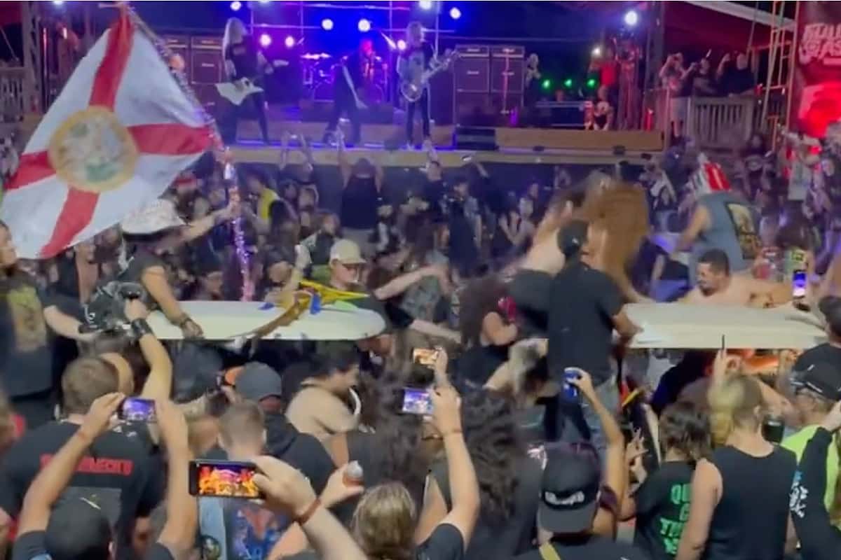 Turns Out There Was A Golf Cart Circle Pit At A Recent EXODUS Show