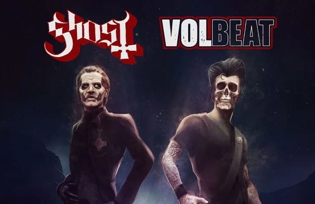 ghost volbeat metallica, GHOST And VOLBEAT Drop Single Featuring METALLICA Covers To Commemorate Tour