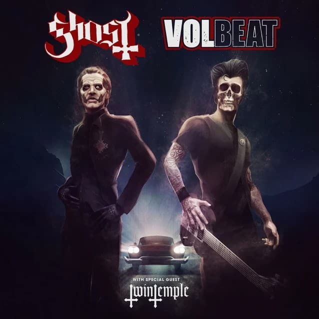 ghost volbeat tour, GHOST And VOLBEAT Announce 2022 U.S. Co-Headlining Arena Tour