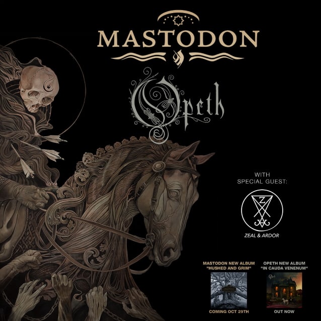 opeth mastodon tour dates, OPETH And MASTODON Announce Fall 2021 Co-Headlining U.S. Tour Dates