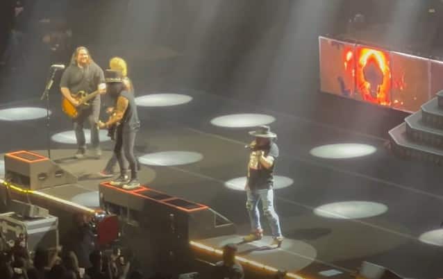 Watch WOLFGANG VAN HALEN Join GUNS N’ ROSES On Stage For ‘Paradise City’