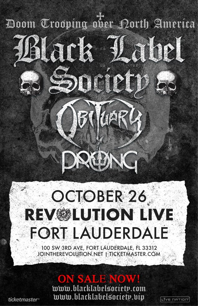 black label society live, Watch BLACK LABEL SOCIETY&#8217;s Entire Concert From Fort Lauderdale
