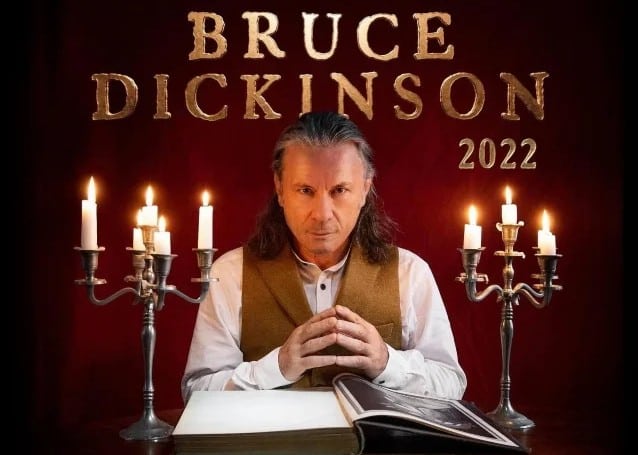 IRON MAIDEN’s BRUCE DICKINSON Announces North American 2022 Spoken-Word Tour