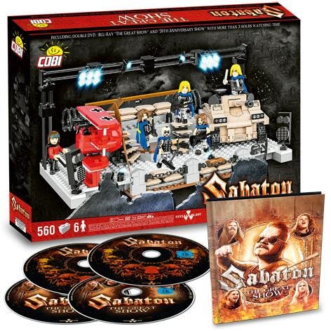 sabaton double live blu ray, SABATON Announce Live Double-DVD/Blu-Ray &#8216;The Great Show&#8217; And &#8216;The 20th Anniversary Show&#8217;