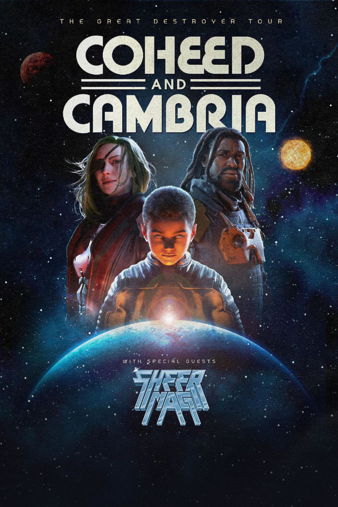 coheed and cambria tour dates, COHEED AND CAMBRIA Announce &#8216;The Great Destroyer Tour&#8217;