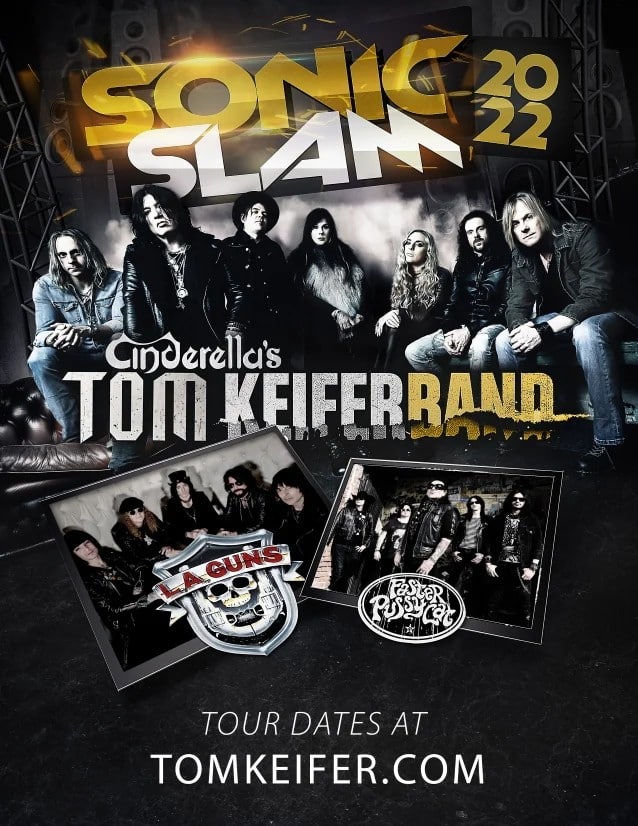 tom keifer la guns tour dates, TOM KEIFER, L.A. GUNS And FASTER PUSSYCAT Announce The &#8216;Sonic Slam&#8217; 2022 Tour
