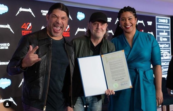 San Francisco Mayor Proclaims ‘METALLICA Day’ In San Francisco On Band’s 40th Anniversary