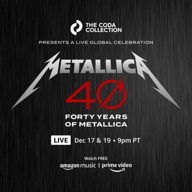 metallica anniversary stream, METALLICA To Stream Both 40th-Anniversary Shows Live From San Francisco