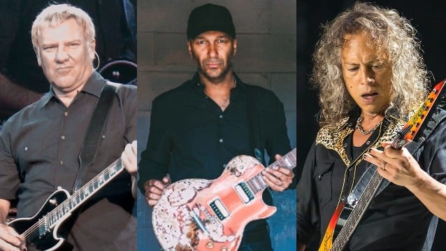 Check Out The New Collaborative Song Between KIRK HAMMET, ALEX LIFESON And TOM MORELLO