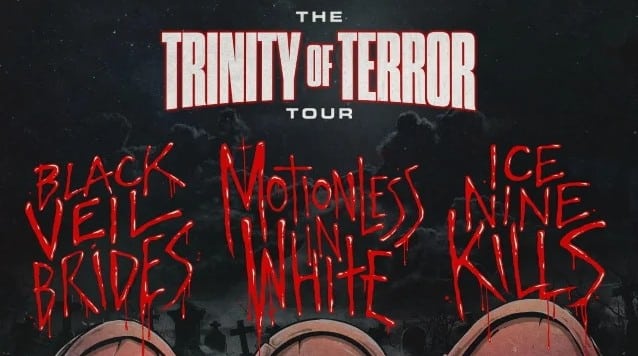 MOTIONLESS IN WHITE, BLACK VEIL BRIDES And ICE NINE KILLS Announce ‘Trinity Of Terror’ Tour