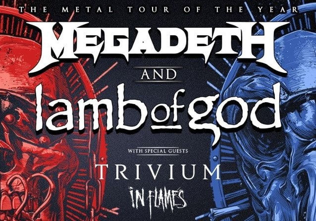 MEGADETH And LAMB OF GOD Announce Second Leg Of ‘The Metal Tour Of The Year’ With TRIVIUM And IN FLAMES