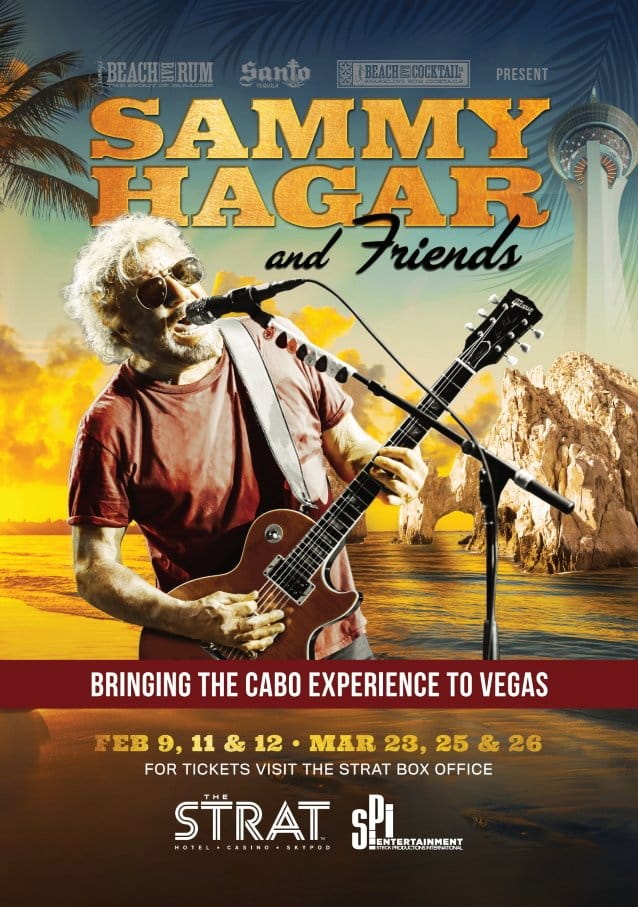 sammy hagar las vegas, SAMMY HAGAR Adds More Dates To Residency In Las Vegas