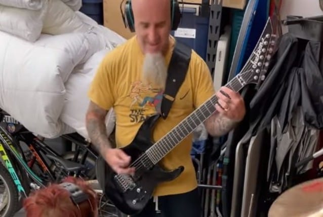 Video: ANTHRAX’s SCOTT IAN Jams SEPULTURA’s ‘Roots Bloody Roots’ With His 10-Year-Old Son