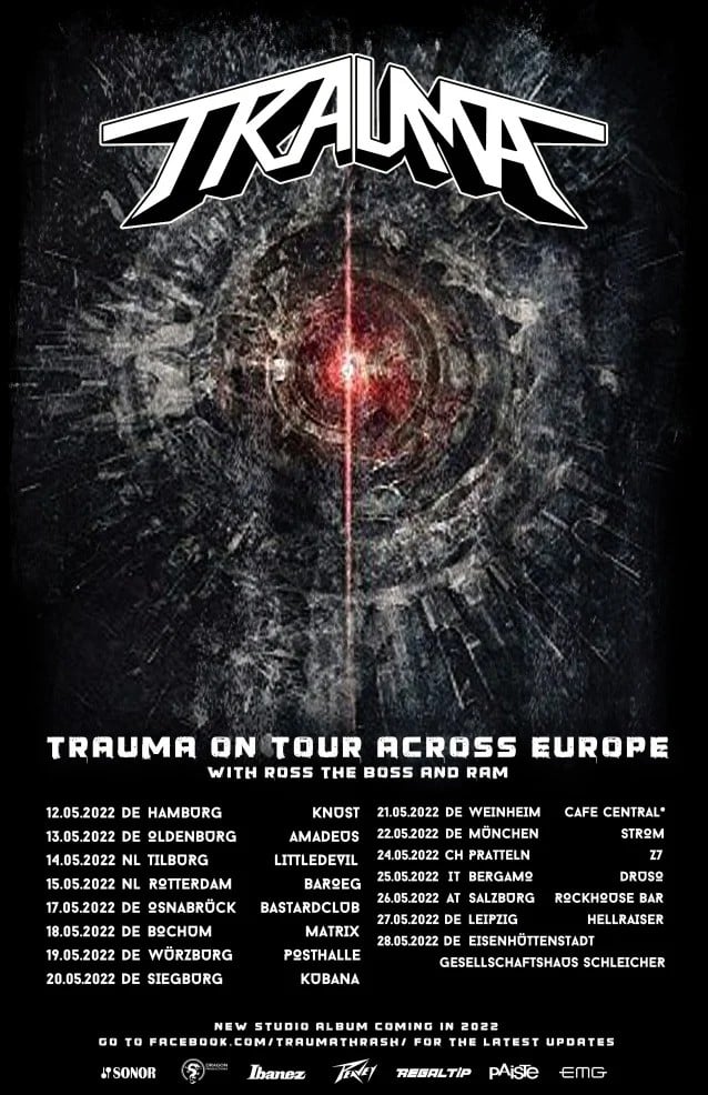 trauma band, CLIFF BURTON&#8217;s Pre-METALLICA Band TRAUMA Announce New Album And European Tour