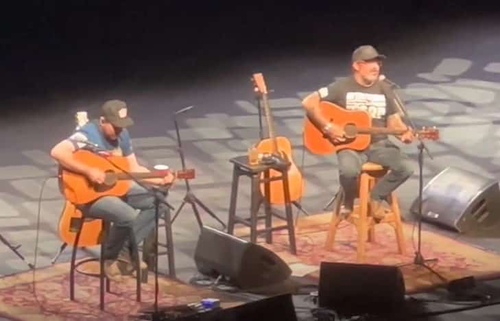 Video: AARON LEWIS Welcomes Republican Congressman MADISON CAWTHORN Onstage In North Carolina