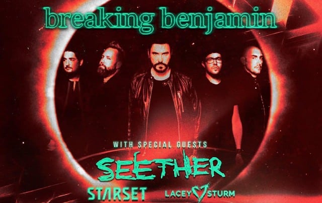 BREAKING BENJAMIN, SEETHER, STARSET And LACEY STURM Announce Spring U.S. Tour Dates