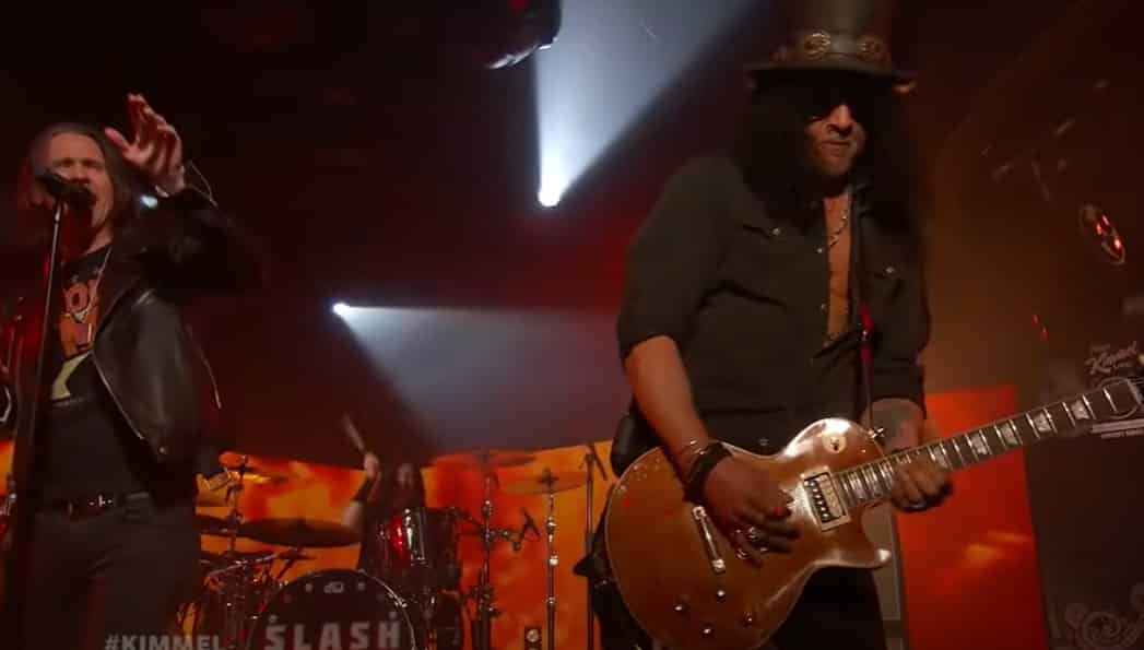 Watch SLASH FEATURING MYLES KENNEDY & THE CONSPIRATORS Perform On ‘Jimmy Kimmel Live!’