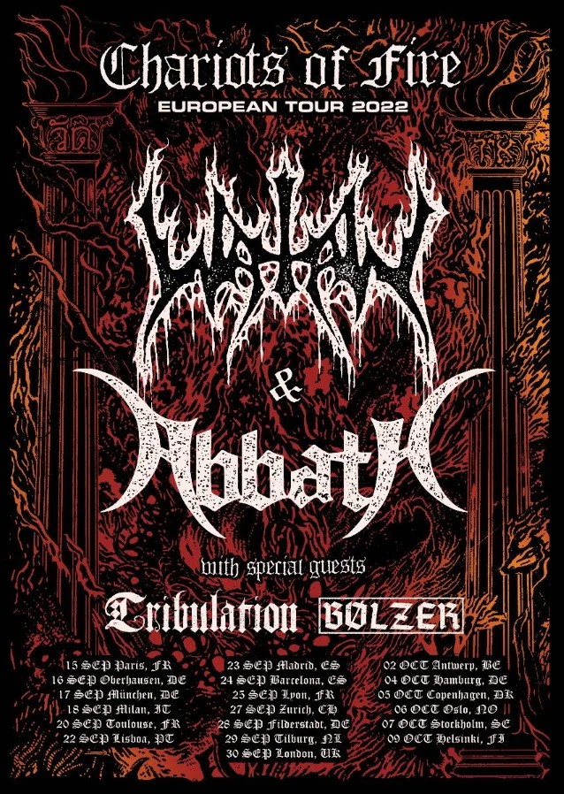 abbath watain tour dates, ABBATH And WATAIN Announce Fall 2022 European Tour Dates