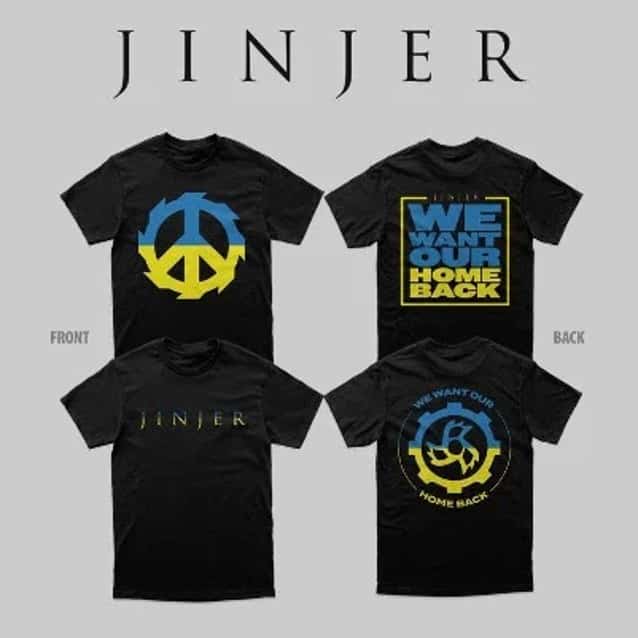 jinjer ukraine band, JINJER Launch Donation Campaign To Support Their Country Amidst Russian Invasion