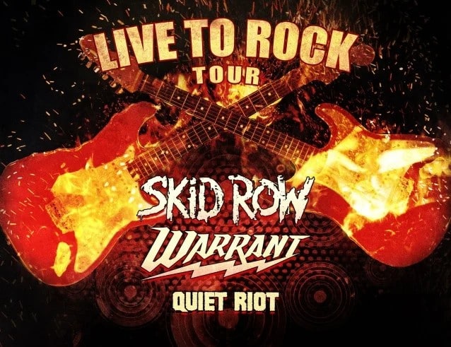 skid row warrant tour dates, SKID ROW And WARRANT Announce &#8216;Live To Rock&#8217; 2022 U.S. Tour Dates