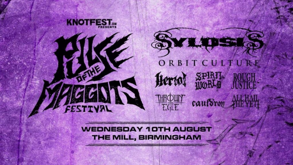 pulse of the maggots festival U.K., SYLOSIS, ALL HAIL THE YETI And More Confirmed For SLIPKNOT&#8217;s U.K. &#8216;Pulse Of The Maggots Festival&#8217;