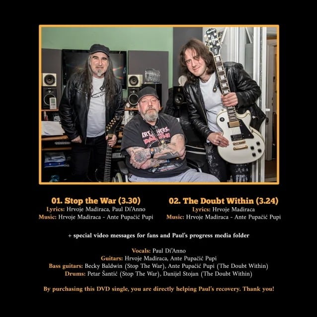 iron maiden paul dianno, Former IRON MAIDEN Singer PAUL DI&#8217;ANNO Launches WARHORSE Project, Announces Debut Single