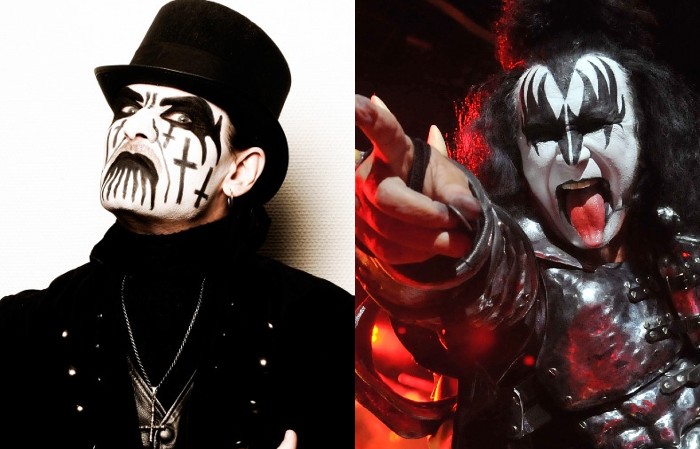 king diamond gene simmons, KISS’s GENE SIMMONS Once Thought About Suing KING DIAMOND Over His Facepaint