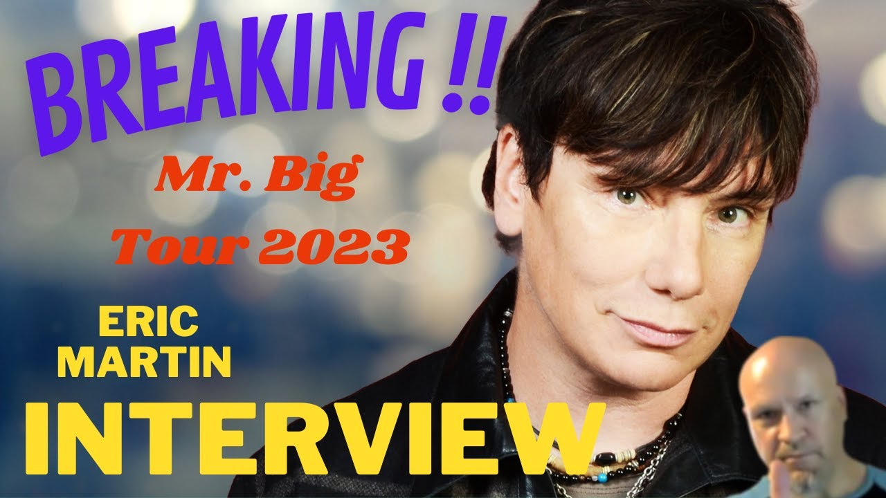 Video Thumbnail: Mr. Big Tour 2023 Confirmed by Eric Martin During Interview Q & A With Fans !