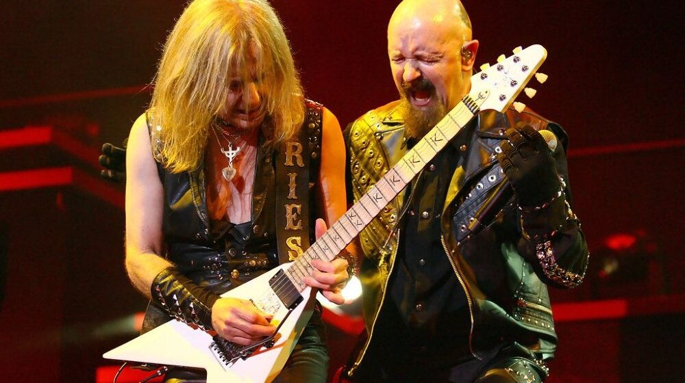 judas priest,judas priest kk downing,judas priest kk downing reunion,judas priest reunion,judas priest rock and roll hall of fame,judas priest guitarist, JUDAS PRIEST’s ROB HALFORD On Performing With K.K. DOWNING At ROCK HALL Induction: ‘It Just Felt Like He Was Always There’