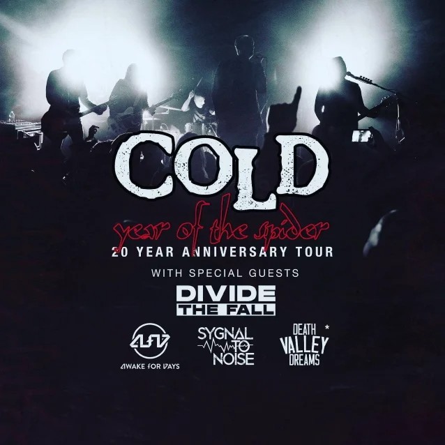 cold,cold year of the spider,cold tour,cold tour 2023,cold year of the spider tour,cold year of the spider tour 2023,cold band, COLD Announce Massive ‘Year Of The Spider’ Spring 2023 20th-Anniversary U.S. Tour