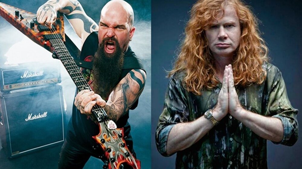 kerry king,dave mustaine,slayer,kerry king dave mustaine,kerry king megadeth,the big 4,the big four, SLAYER&#8217;s KERRY KING On DAVE MUSTAINE: &#8216;He&#8217;s A F**king Great Guitar Player&#8217;