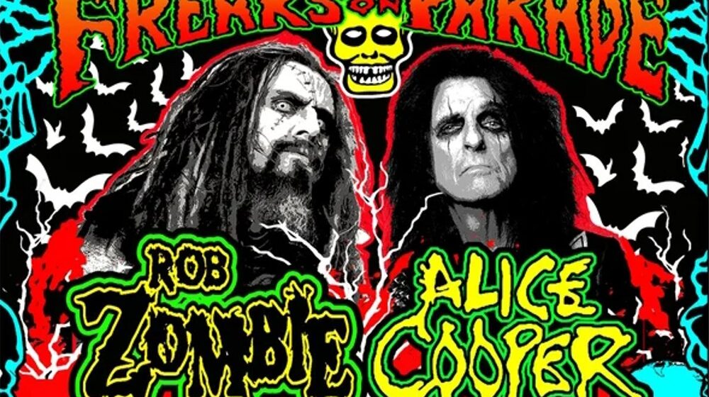 rob zombie and alice cooper,rob zombie alice cooper tour,rob zombie alice cooper tour dates,rob zombie alice cooper tour dates 2023,freaks on parade tour,freaks on parade tour 2023, ROB ZOMBIE And ALICE COOPER Announce 2023 &#8216;Freaks On Parade&#8217; Tour With MINISTRY And FILTER