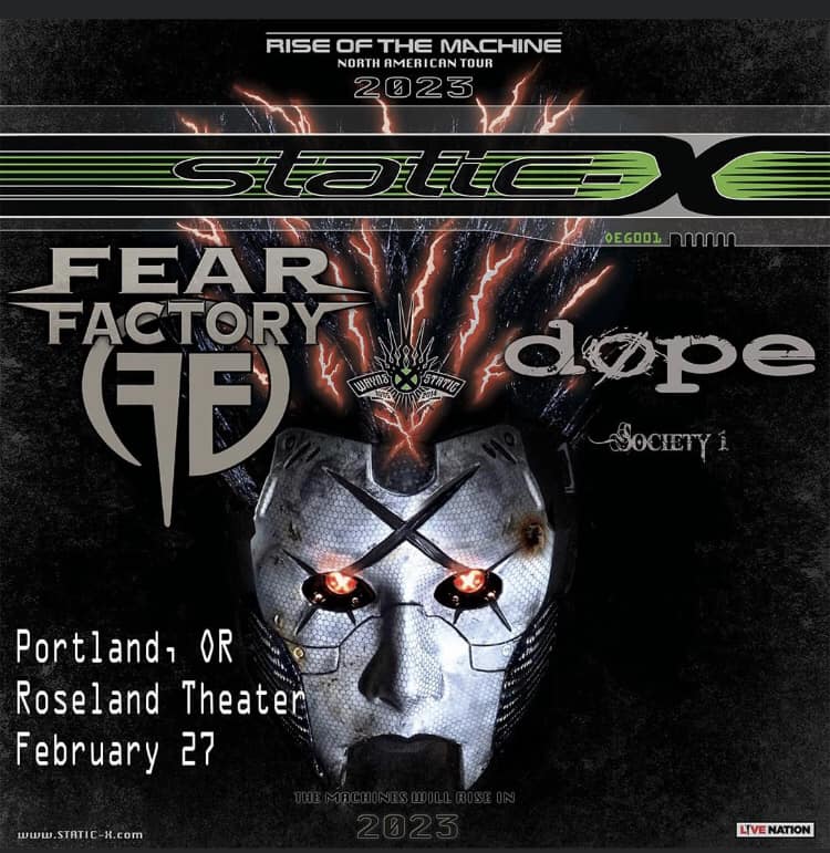fear factory,fear factory new singer,fear factory setlist,fear factory tour,fear factory tour 2023,fear factory setlist 2023,fear factory portland, Video: FEAR FACTORY Play First Show With New Vocalist MILO SILVESTRO