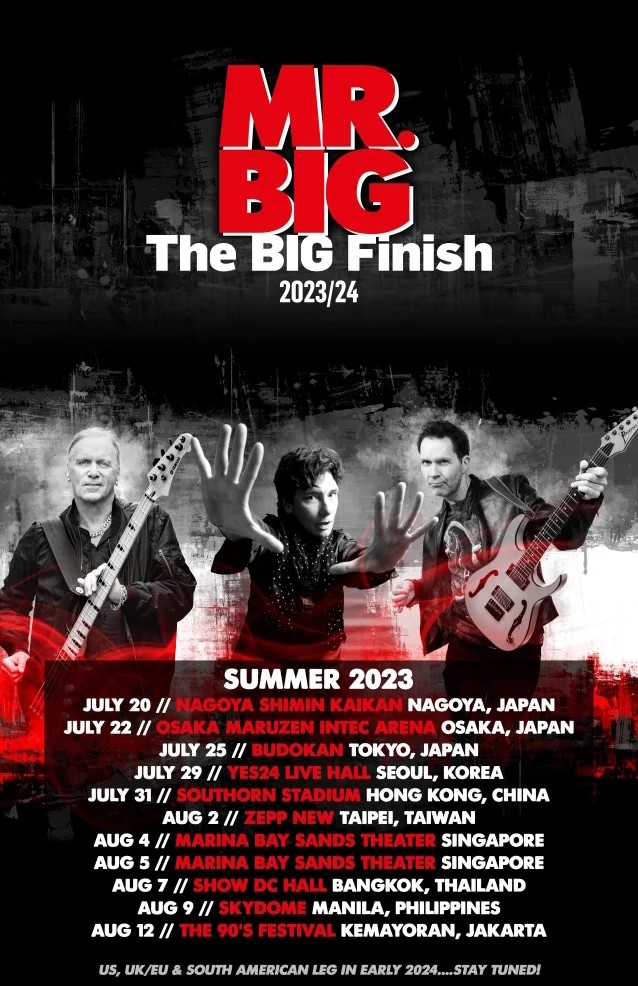 mr. big,mr big,billy sheehan,mr. big band,mr. big tour,mr big tour,mr big farewell tour, BILLY SHEEHAN Says MR. BIG Are ‘Talking About’ Writing New Music