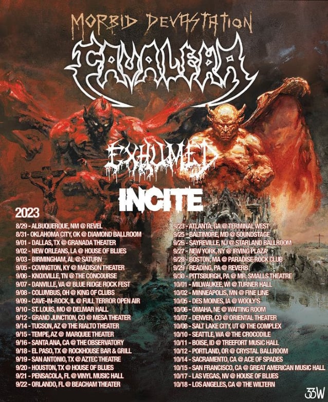 Tour Dates — Cavalera Conspiracy